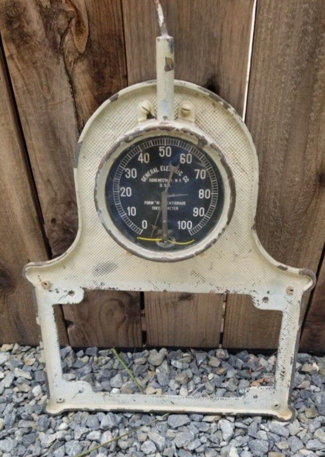ANTIQUE 1920\'s SCHAEFFER BUDENBERG GENERAL ELECTRIC CELSIUS THERMOMETER RARE 