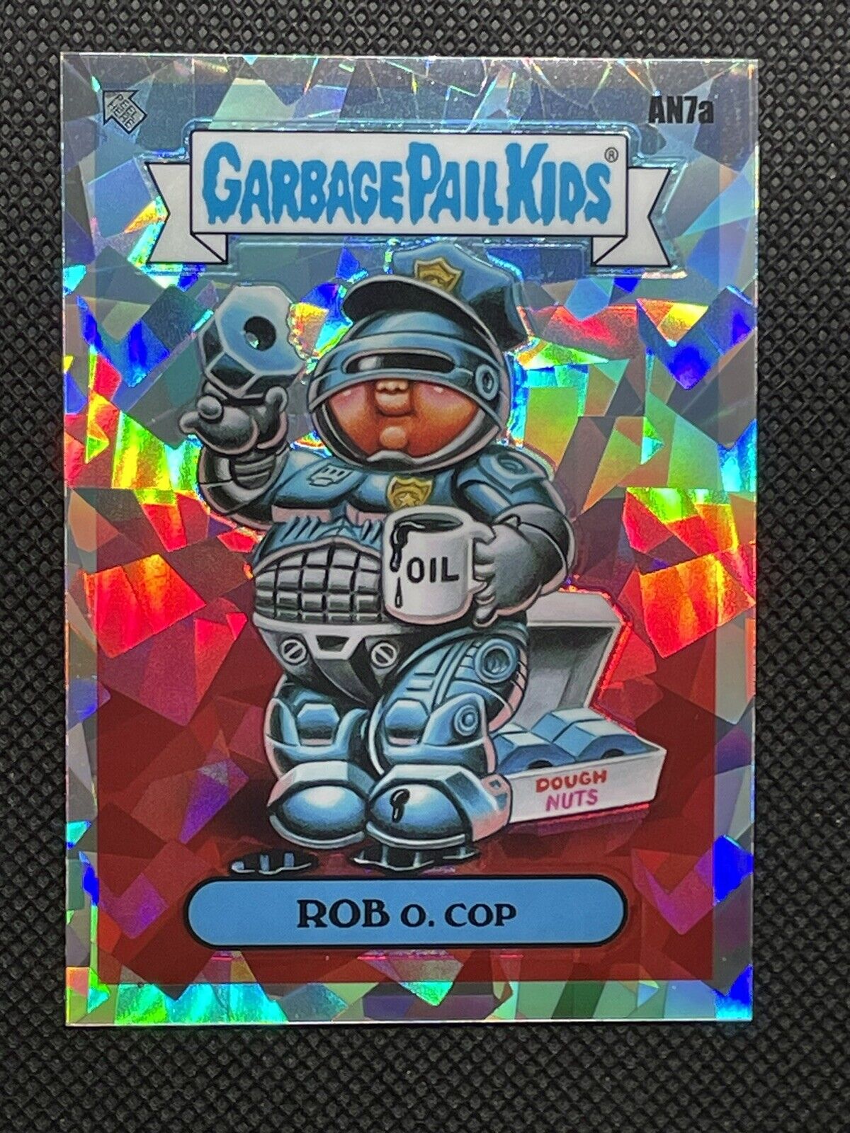2020 Topps Chrome Garbage Pail Kids Series 3 - Rob O. Cop Atomic Refractor #AN7a