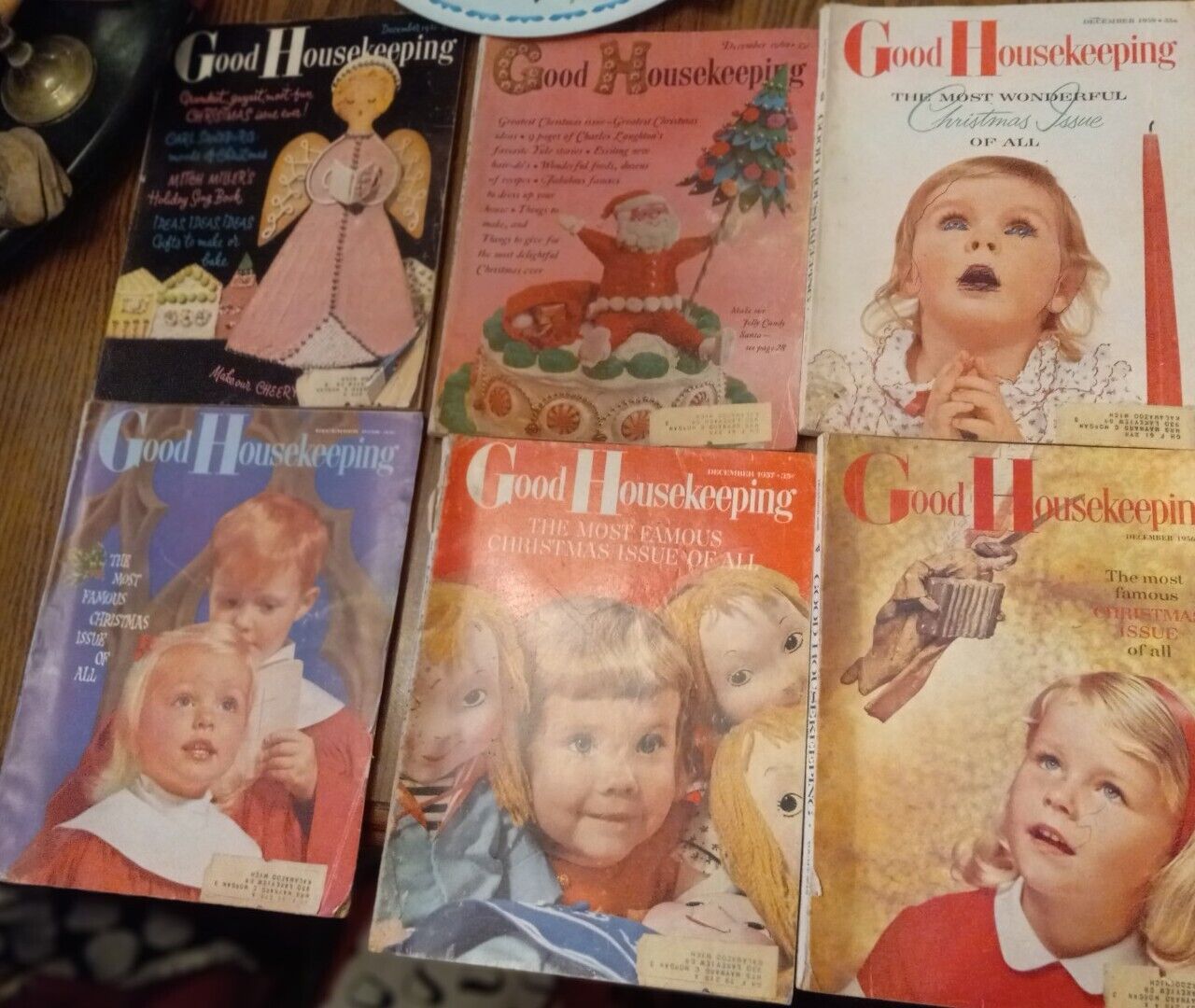 1956 1957 1958 1959 1960 1961 Good Housekeeping Magazines all Christmas Issues