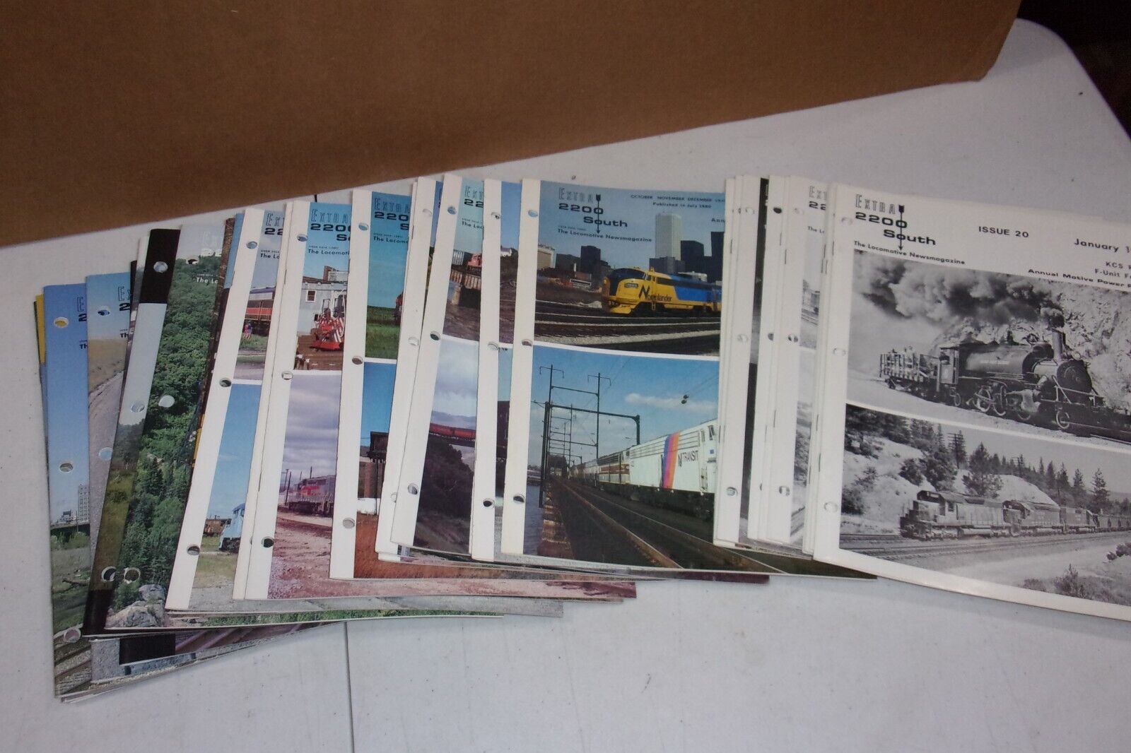 Lot of Extra 2200 South Railroad Train Locomotive Magazines Ephemera Books