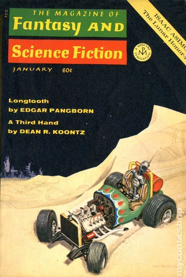 Magazine of Fantasy and Science Fiction Vol. 38 #1 VG 4.0 1970 Stock Image