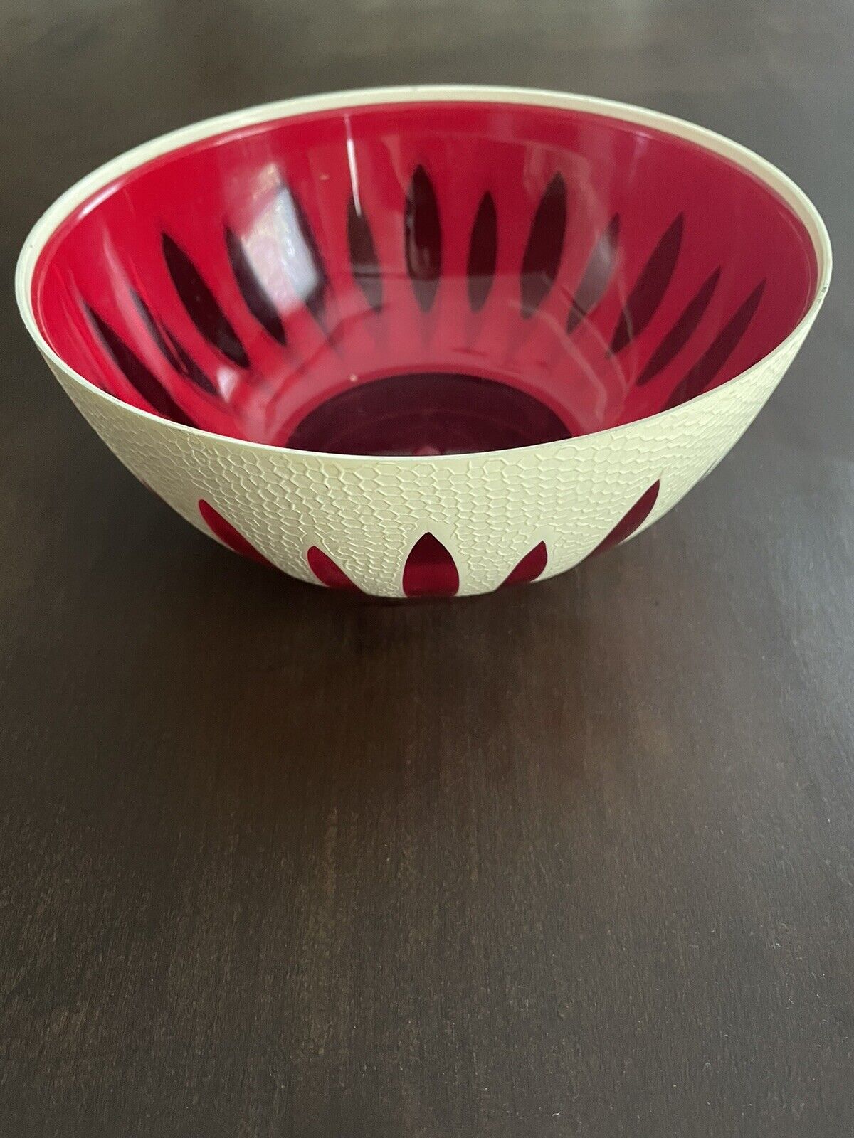 Vintage Mid Century Degaline Made In USA Plastic Bowl