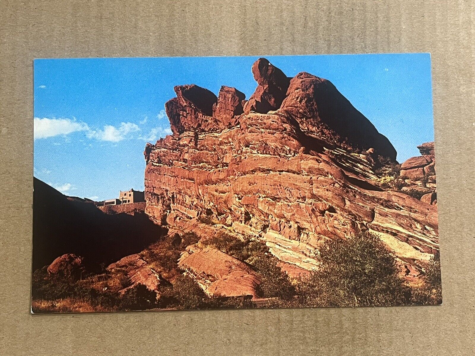 Postcard Denver Mountain Parks CO Colorado Scenic Red Rocks Amphitheater