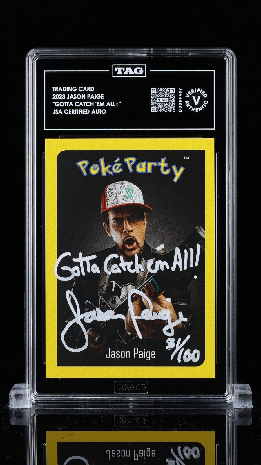 Jason Paige JSA Certified Auto & Sketch TAG Verified Authentic - ONLY 100 MADE