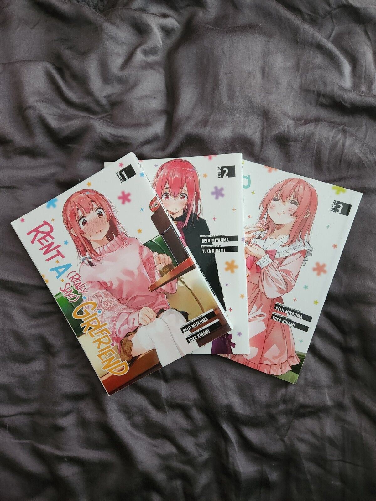 Rent A (Really Shy) Girlfriend Vol 1-3 English Manga Lot