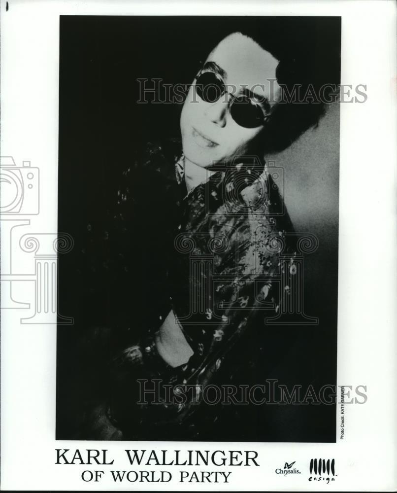 1990 Press Photo Musician Karl Wallinger of World Party - spp46648