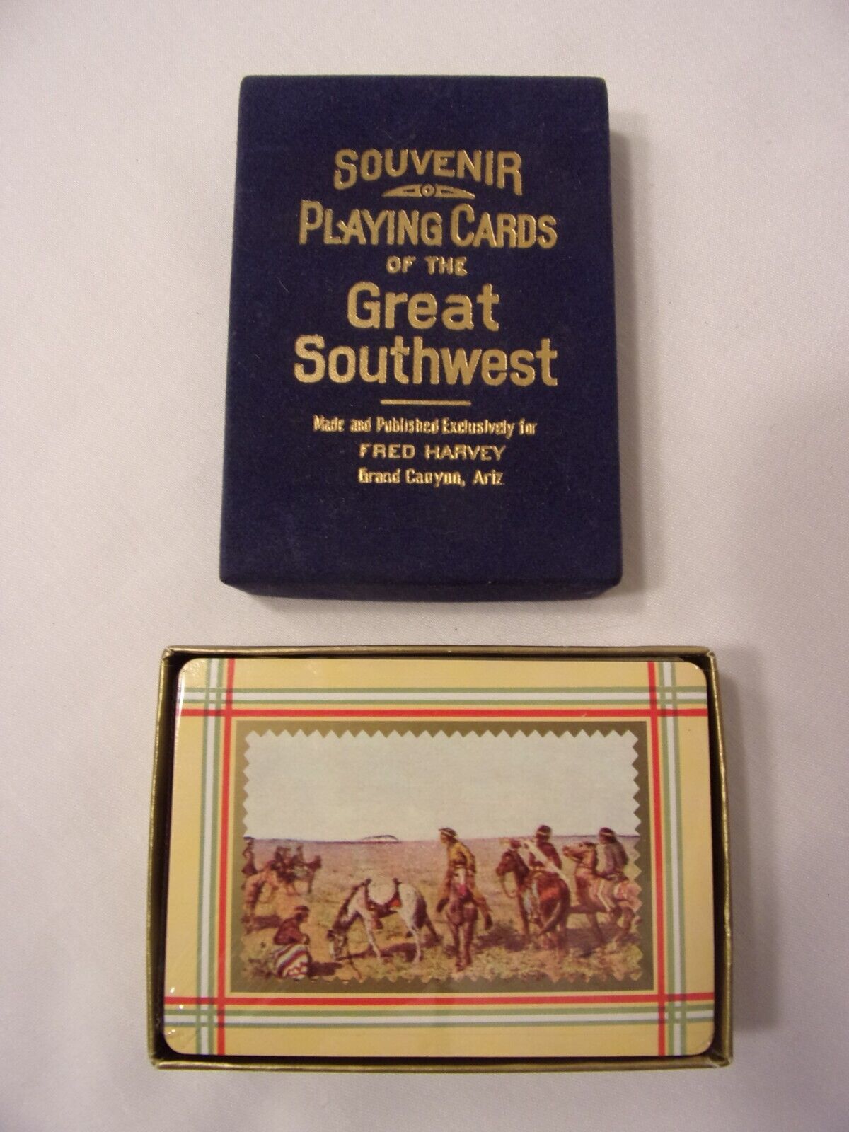 EXTREMELY RARE Sealed GREAT SOUTHWEST SOUVENIR PLAYING CARDS by FRED HARVEY