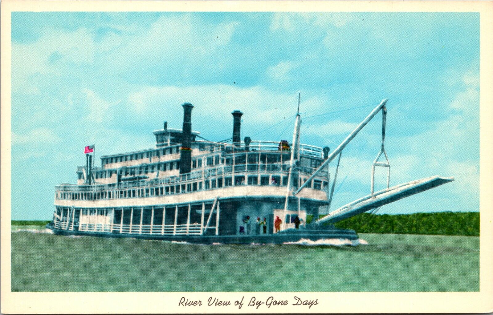 Gordon C Greene Mississippi River Queen Vintage Original Postcard 3365