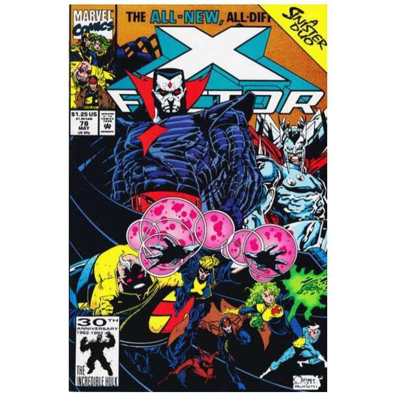 X-Factor (1986 series) #78 in Near Mint condition. Marvel comics [j\\