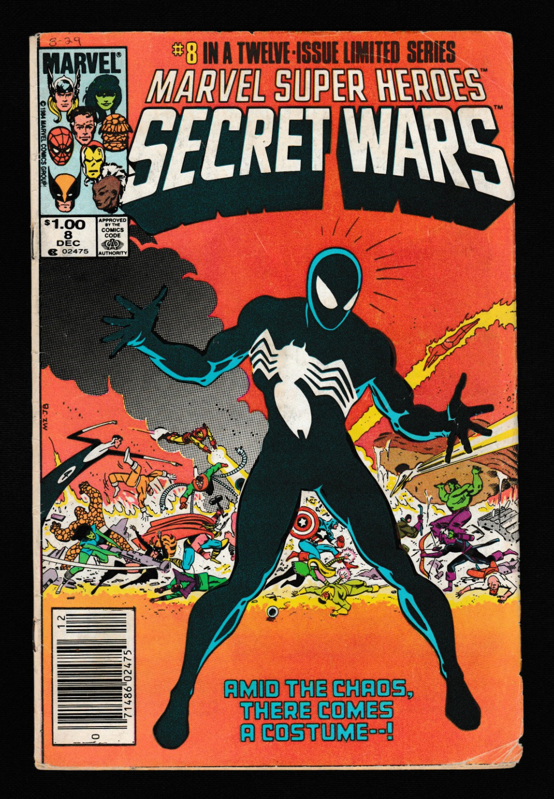 Secret Wars #8 (1st Print) Canadian Newsstand Variant Marvel 1984 INCOMPLETE