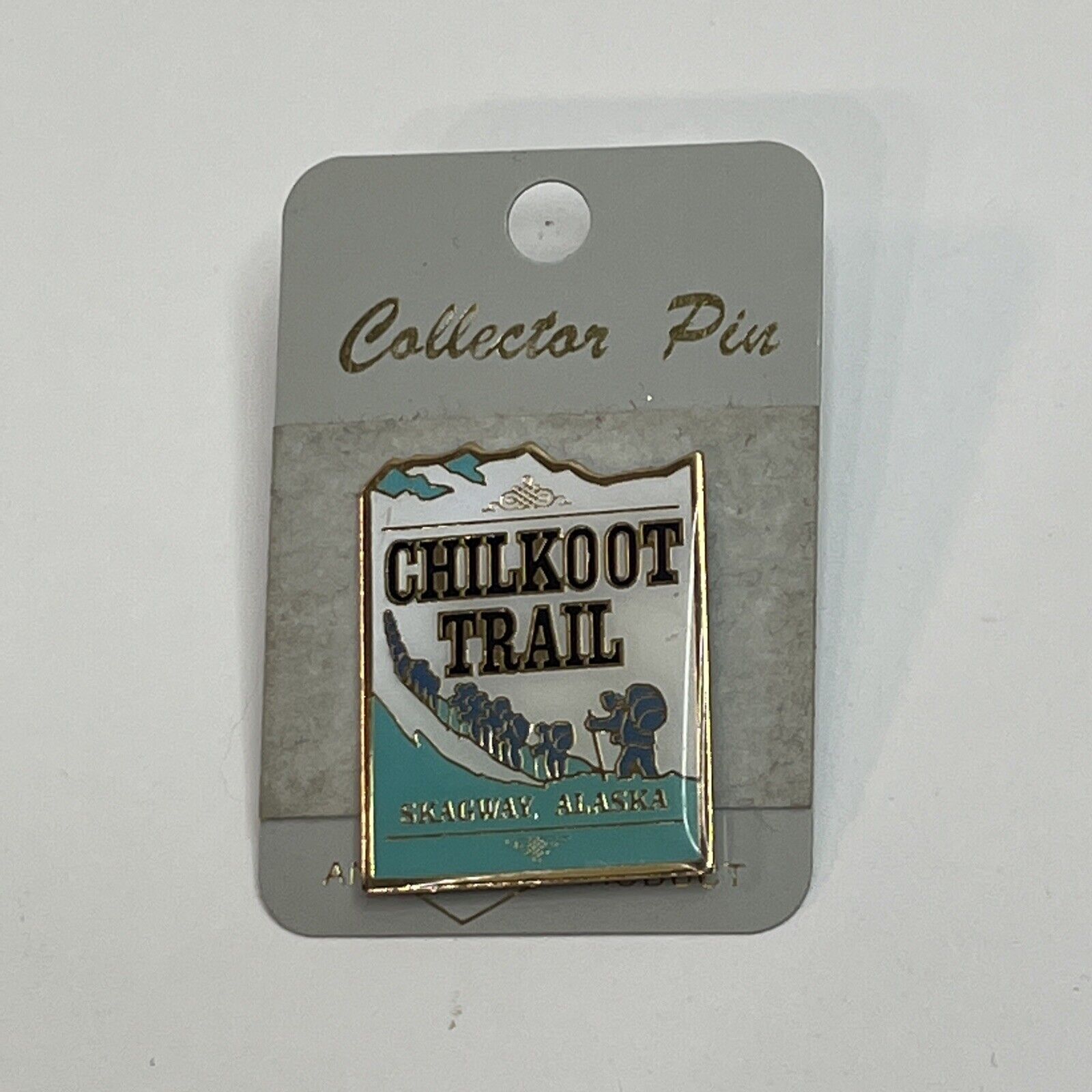 Chilkoot Trail Alaska Pin Skagway Alaska Collectible AK Souvenir Pin IAAC