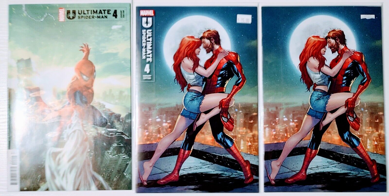 Ultimate Spiderman 4 Tyler Kirkham Trade Virgin Covers 1:25 Variant NM