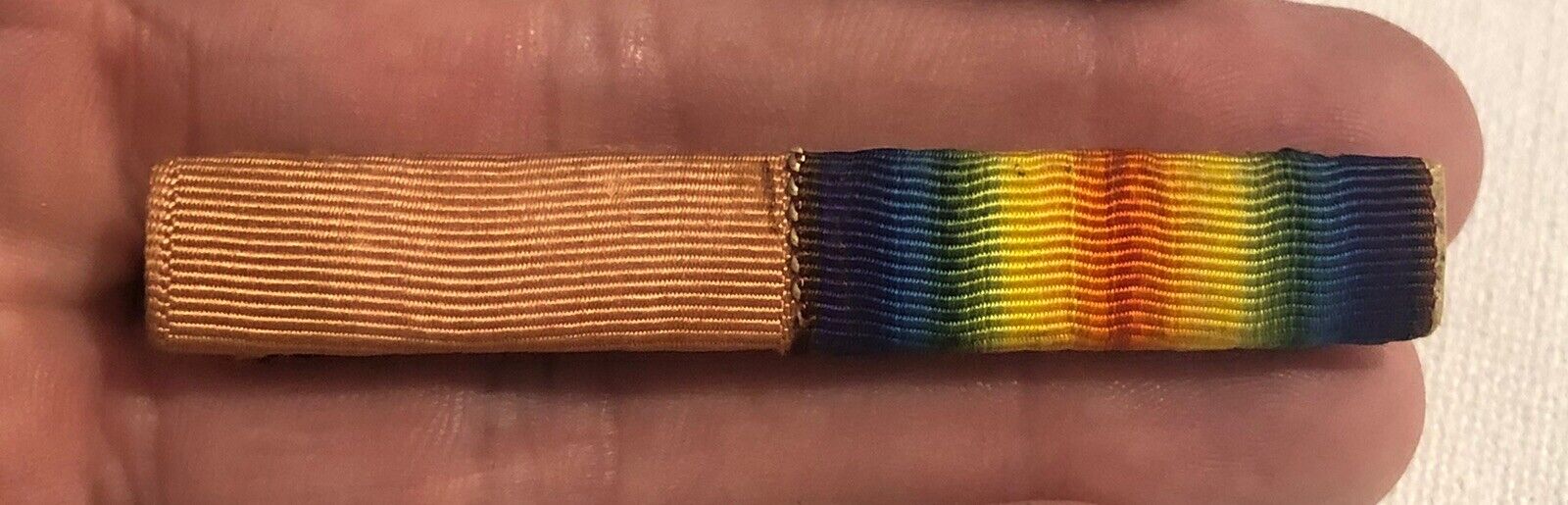 WWI WW1 Era US Army Military Ribbon Bar Victory Medal Ribbon 