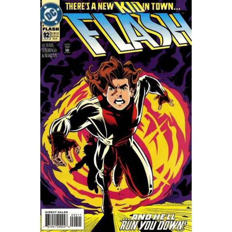 Flash (1987 series) #92 in Very Fine condition. DC comics [v;