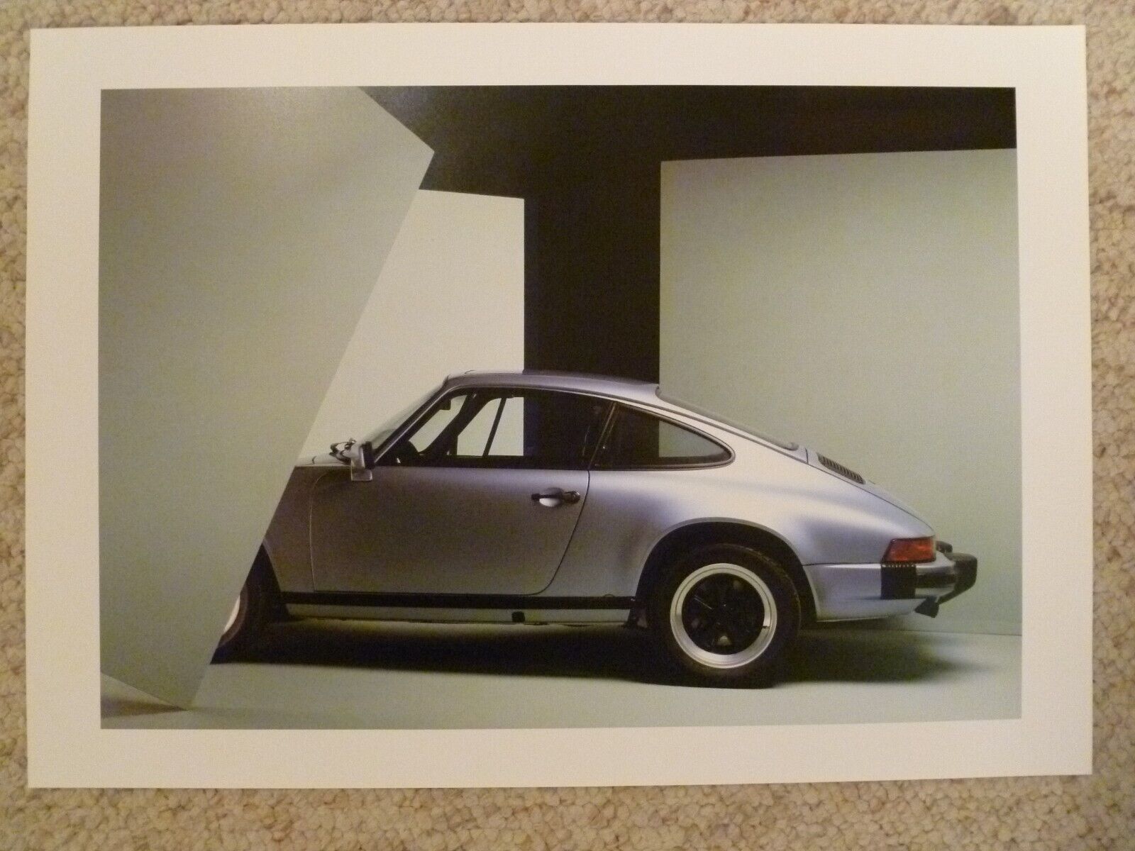 1983 Porsche 911 Coupe Showroom Advertising Sales Poster - RARE Awesome 21 x 17