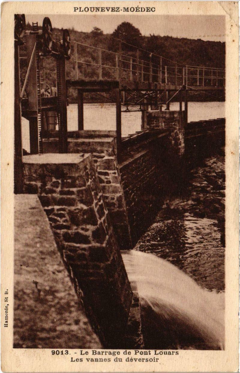 CPA Le Barrage de Pont Louars - Les valves du Deversoir (104259)