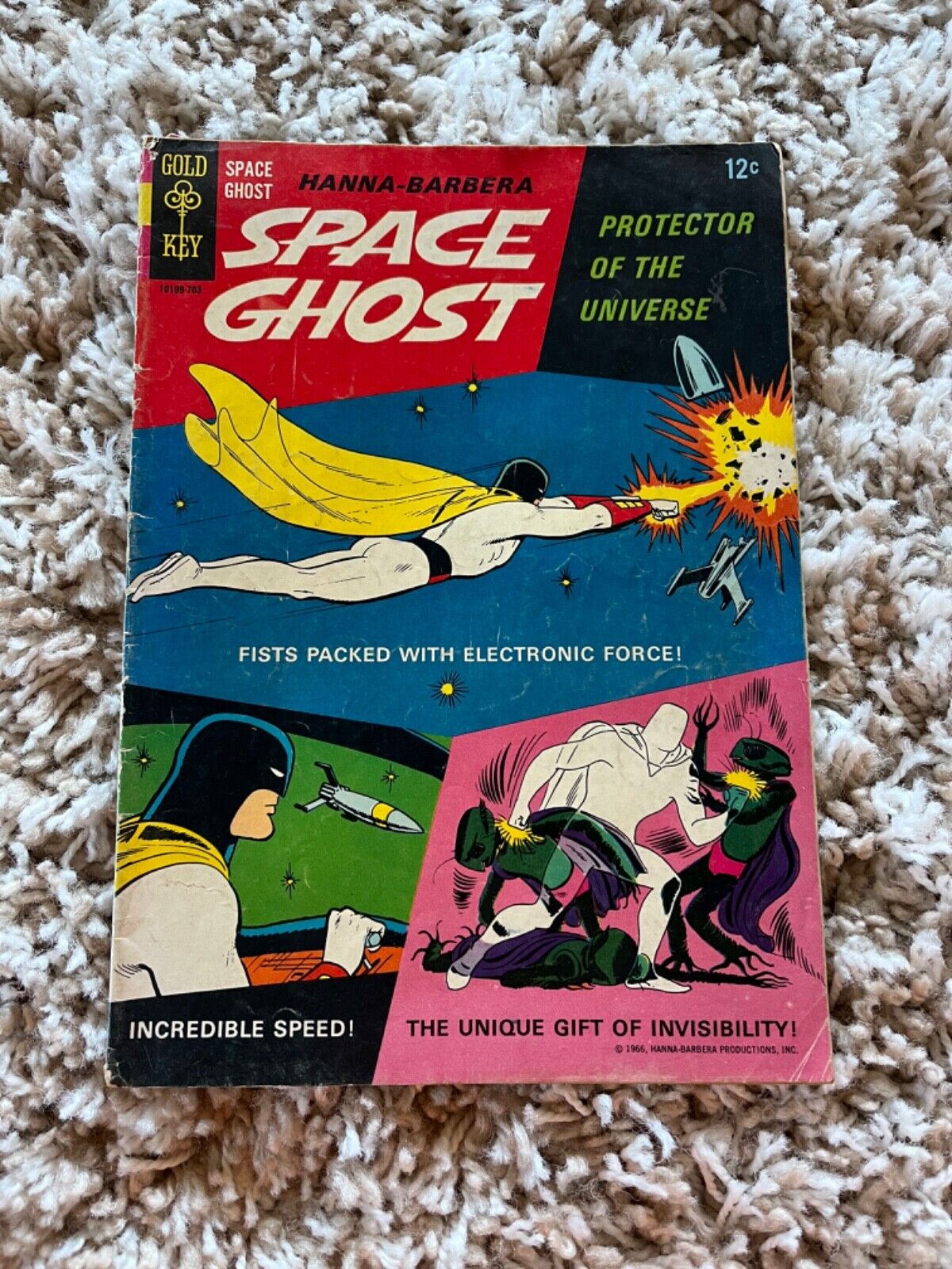 Space Ghost #1 GD+ 2.5 Gold Key 1966
