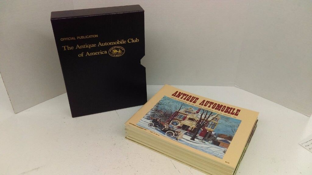 1986-87 Antique Automobile Club Magazines 2 Complete Years 12 Mag In Club Binder