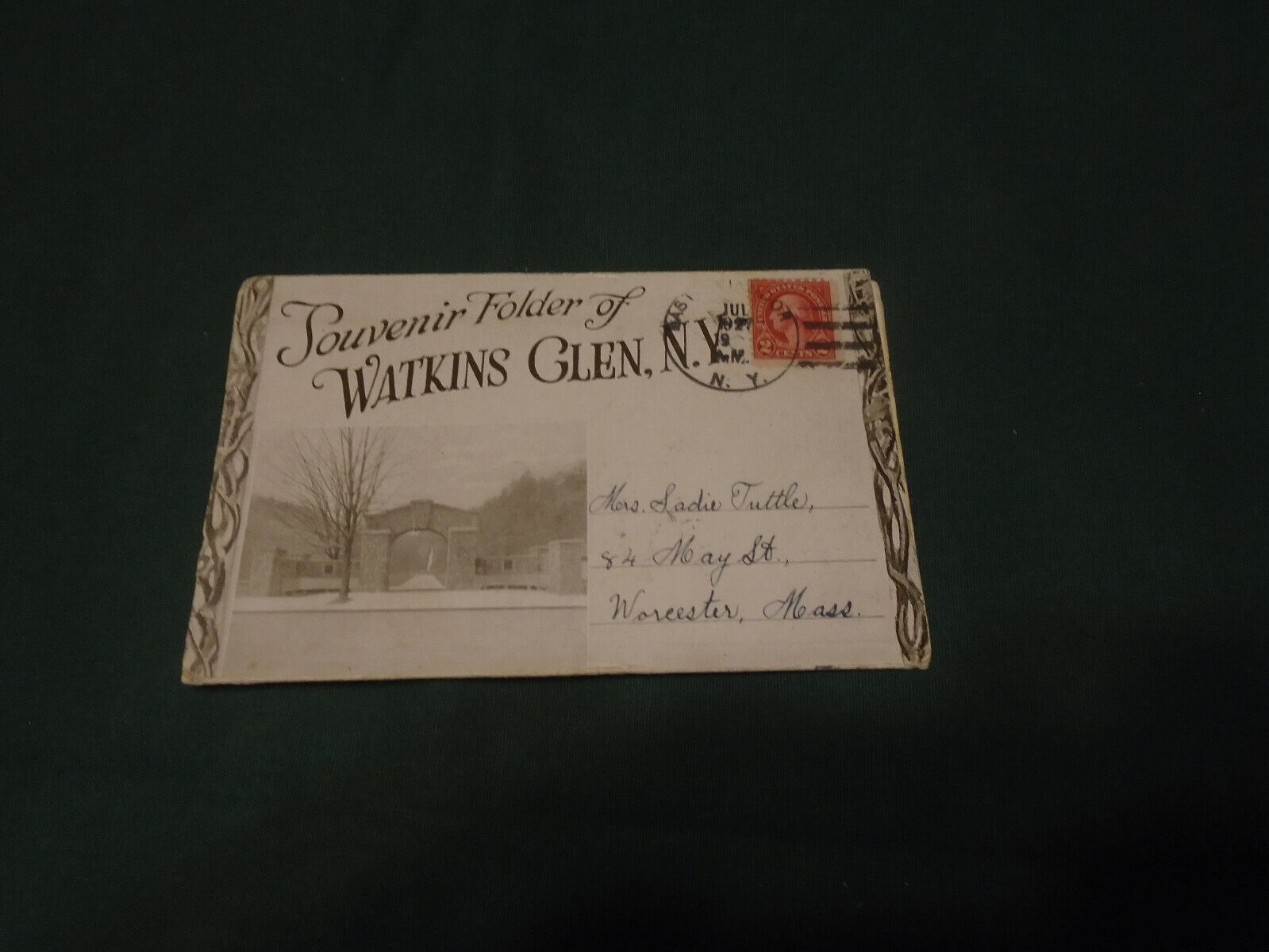 Vintage 1920s  Souvenir Folder of Watkin\'s Glen, New York