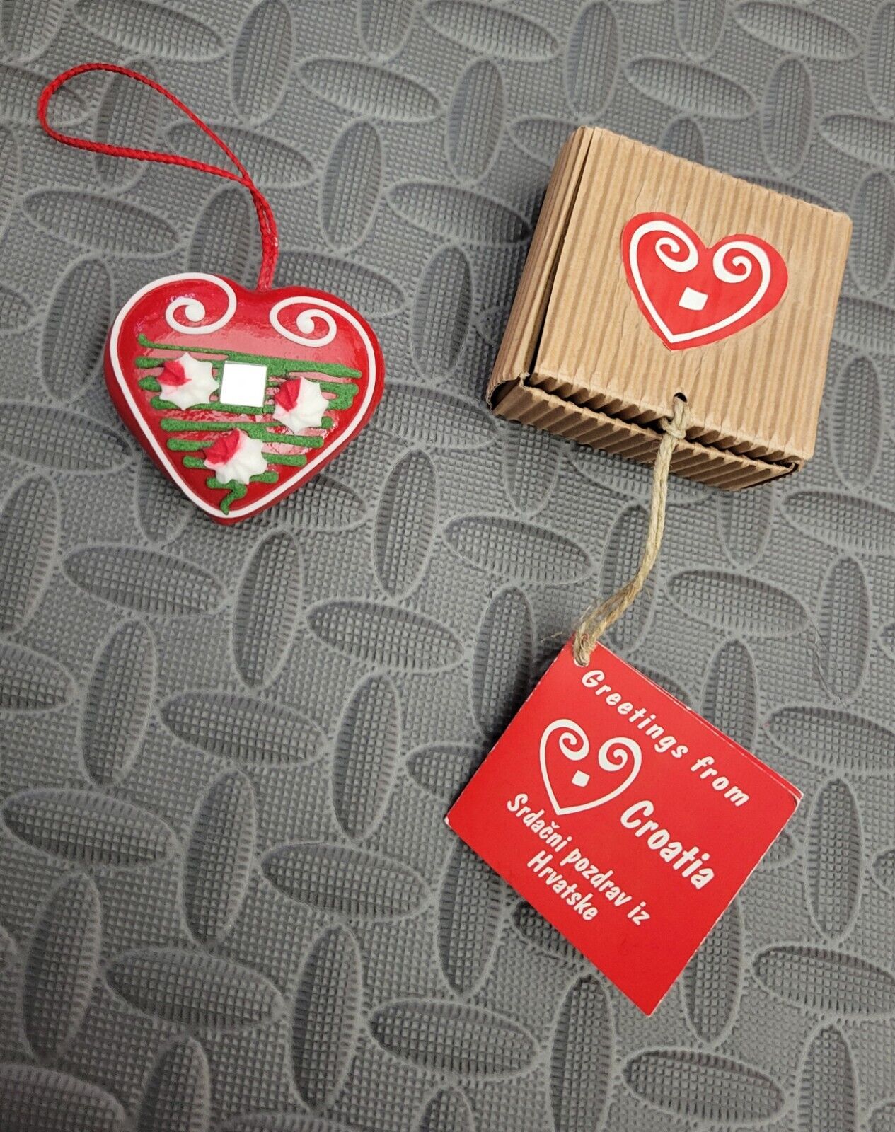  Heart Croatia Ornament