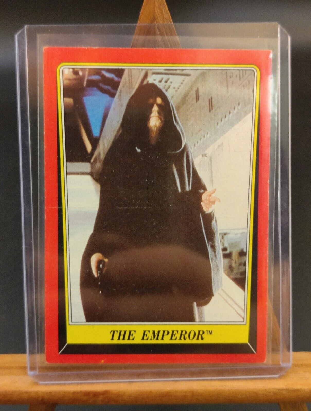 Topps Original 1983 Return of the Jedi The Emperor Palpatine card #57 