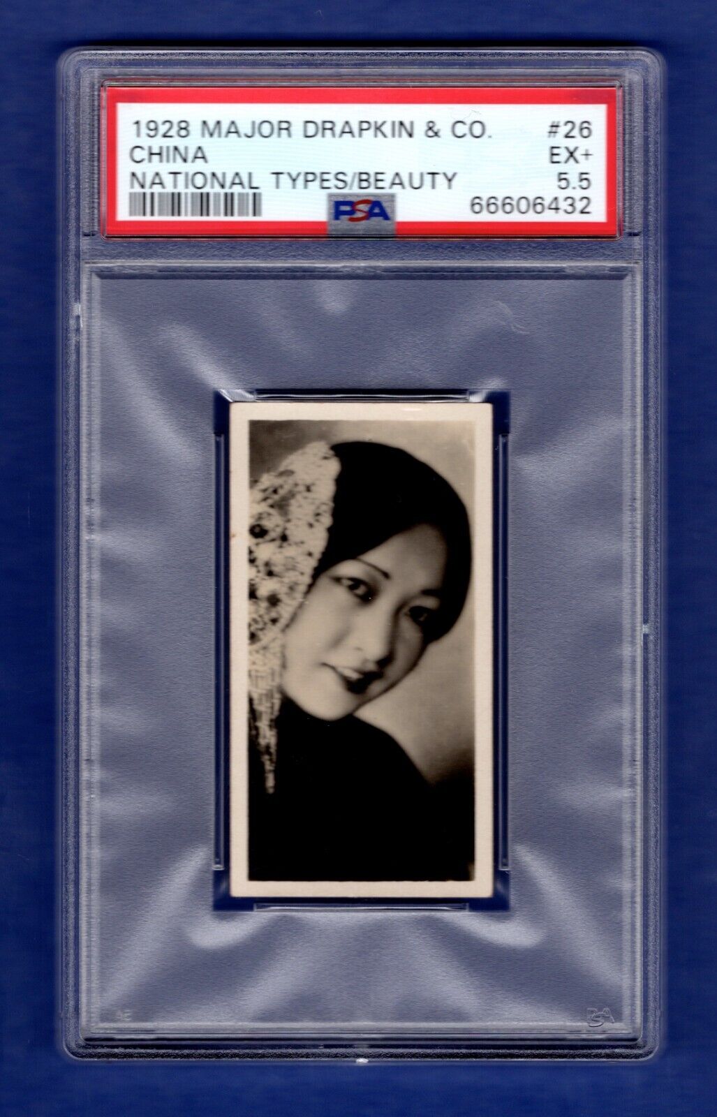 PSA 5.5 ANNA MAY WONG  1928 Drapkin #26 THE HIGHEST EVER GRADED 1/1 ROOKIE CARD