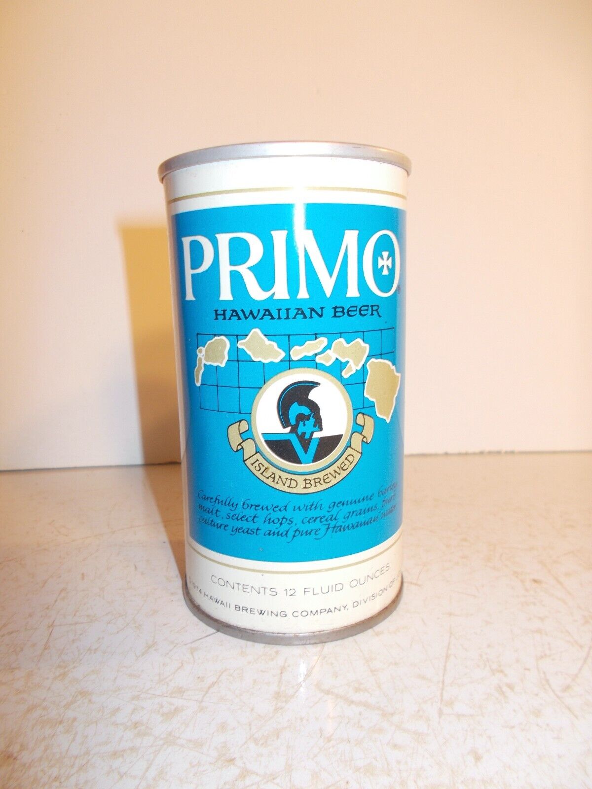 1974 Primo Beer Can Pull Tab Empty 12 oz
