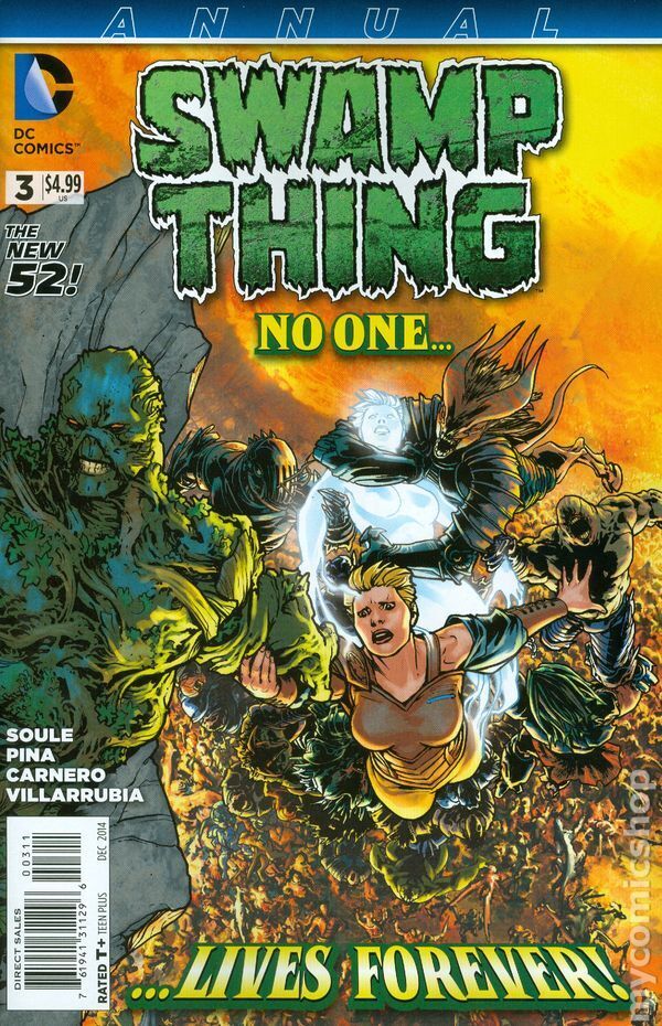 Swamp Thing Annual #3 NM 2014 Stock Image