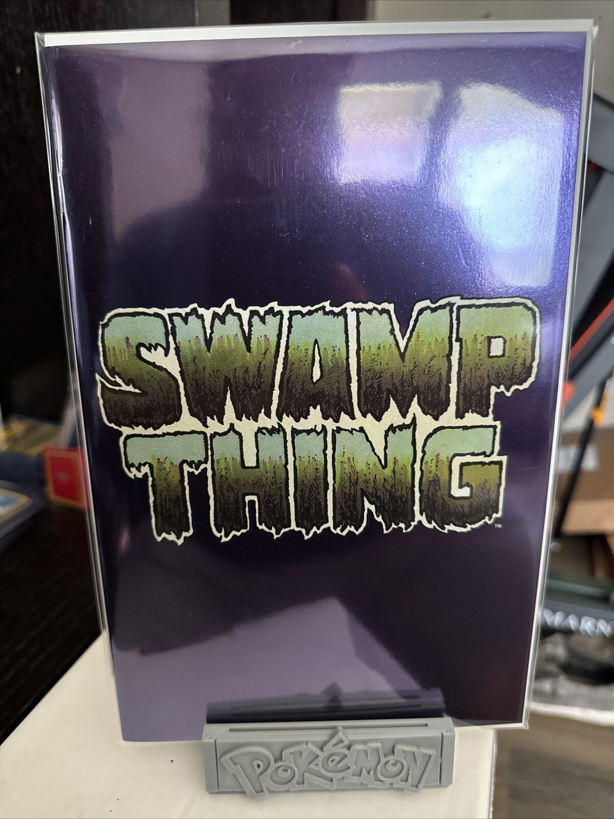 Swamp Thing Purple Foil Comic  (carnivore Comics)    Variant Limit 500 Copies
