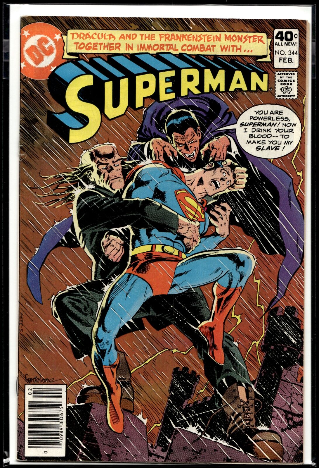 1980 Superman #344 DC Comic