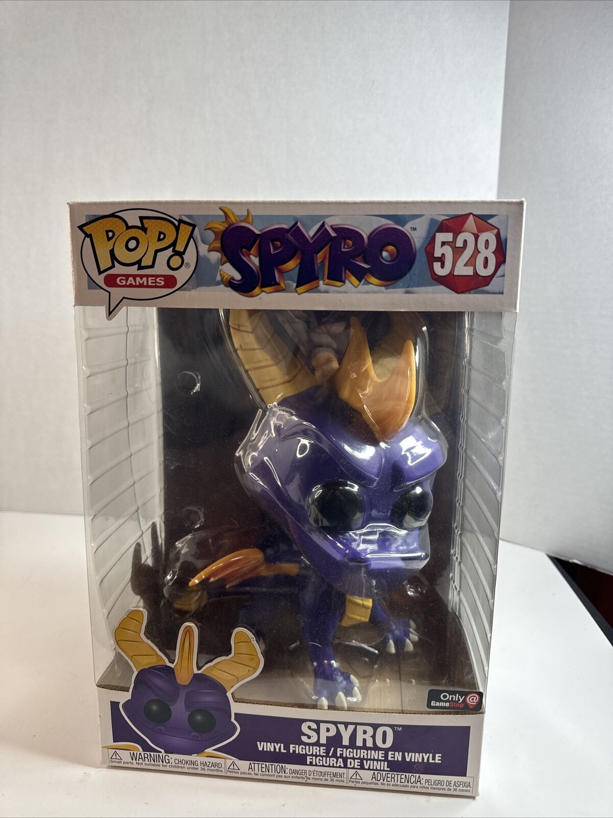 Funko Pop Vinyl Jumbo 10 in: Spyro - Spyro (10 inch) - GameStop (Exclusive)...