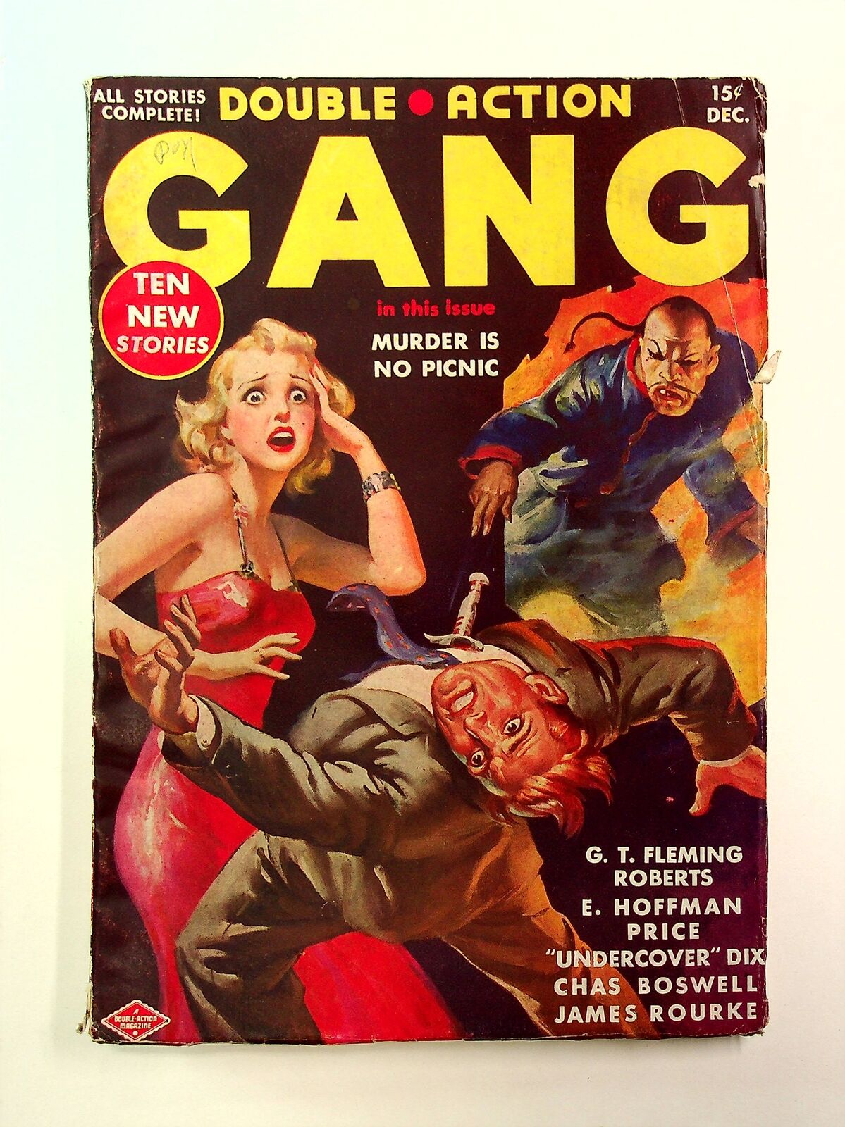 Double Action Gang Magazine Pulp 2nd Series Dec 1938 Vol. 1 #6 VG