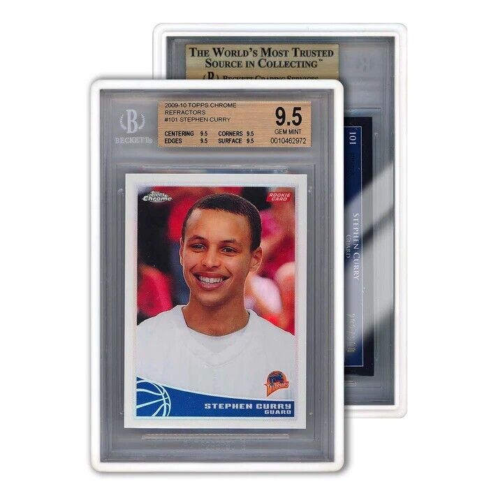 GradedGuard BGS Beckett Graded Card Protective Case Display Bumper -WHITE - NEW