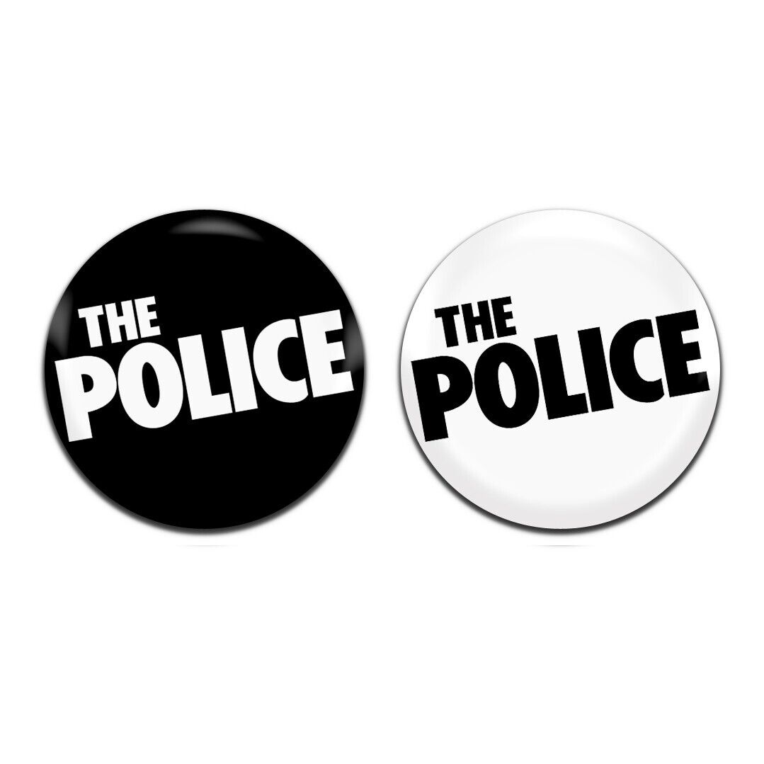 2x The Police Rock Pop New Wave Band 80\'s 25mm / 1 Inch D Pin Button Badges