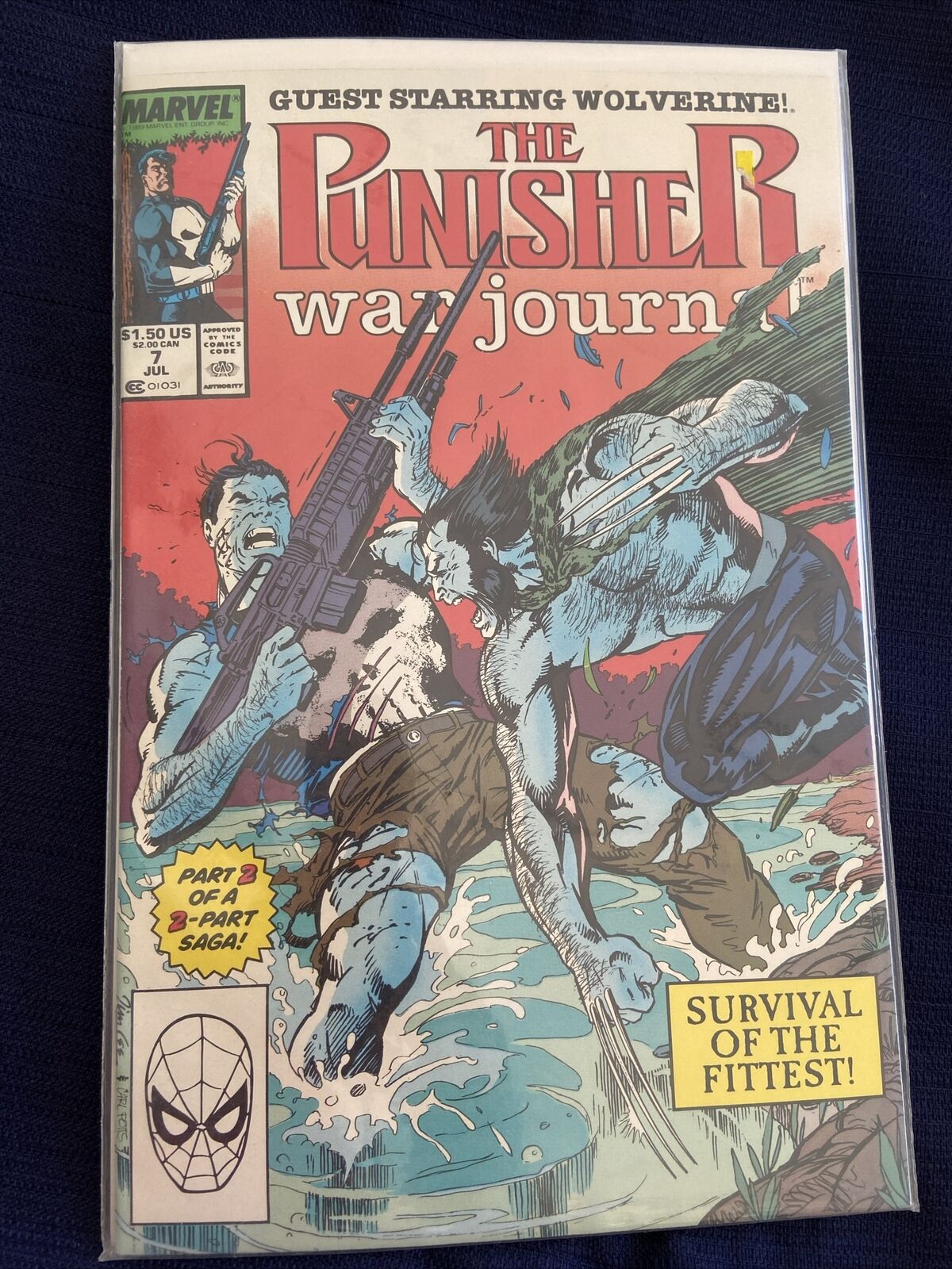 Marvel The Punisher war journal #7 (1989) Excellent Condition