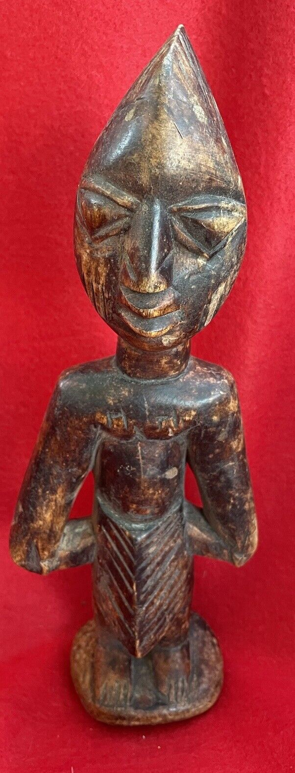 Yoruba Tribe Fine Old Carved Sacred Ibeji Twin Figure ~  Nigeria