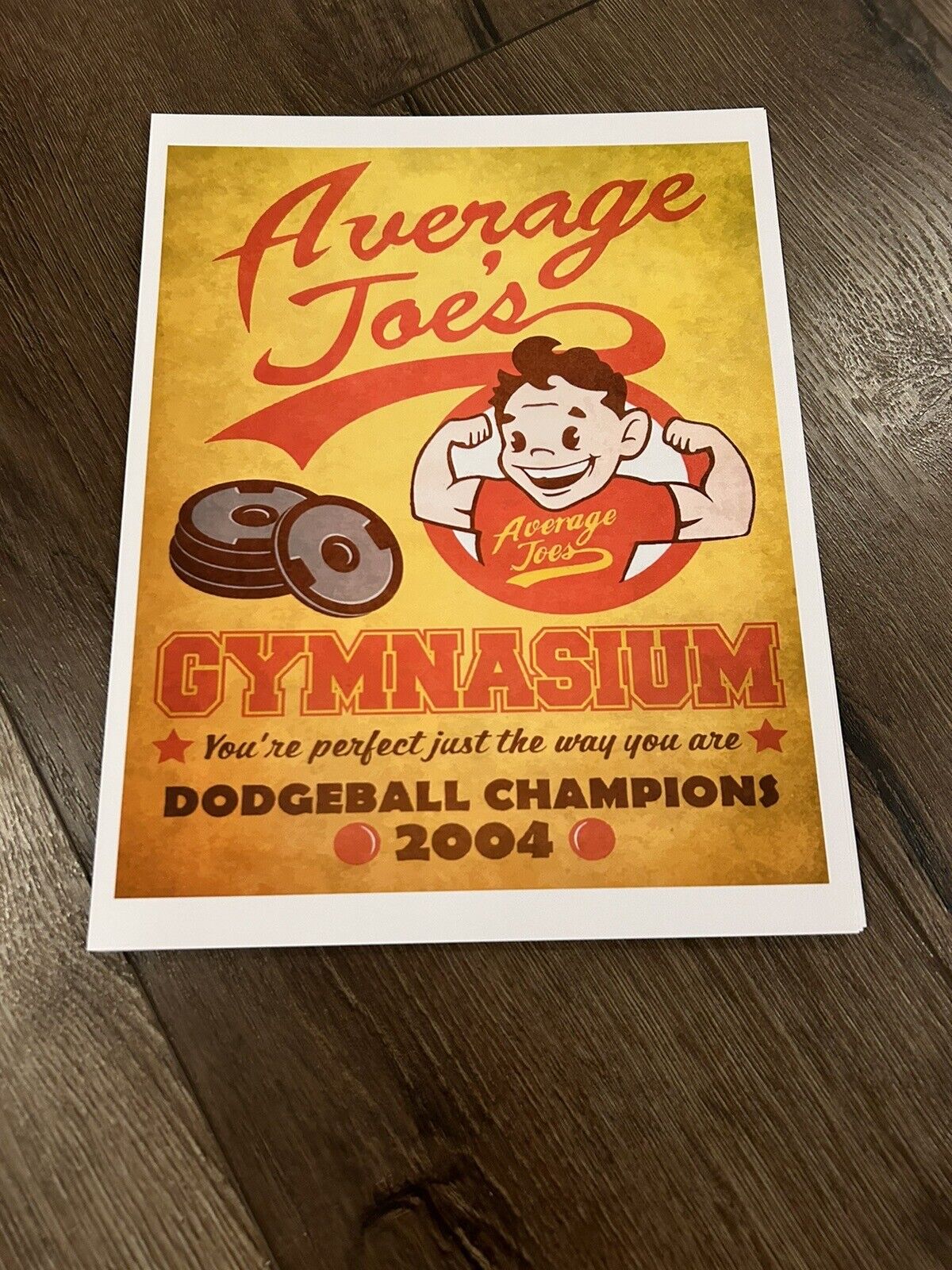 DODGEBALL Average Joe’s Gym Art Print Photo 8x10\