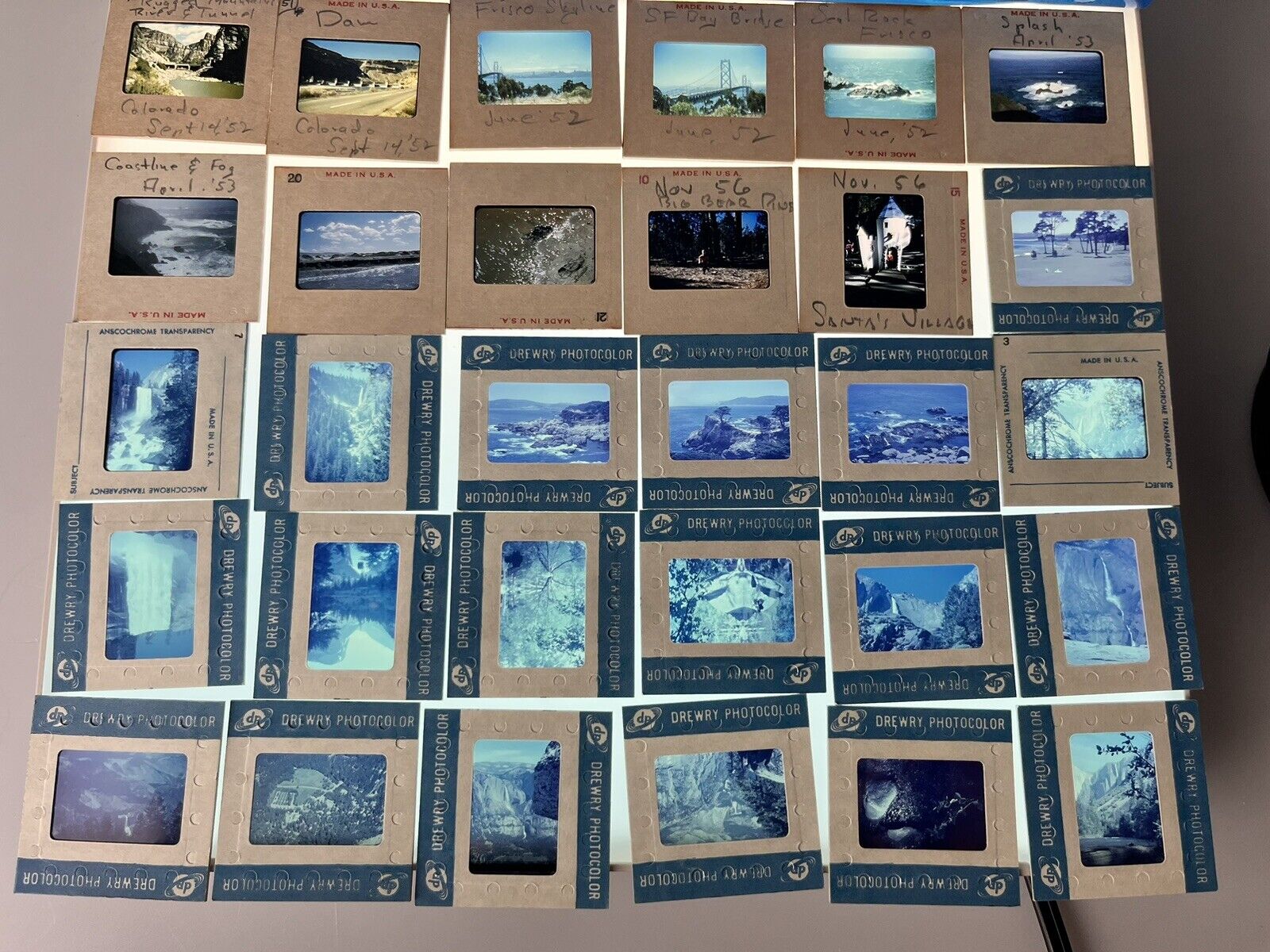 Lot of 83 Excellent 35mm Slides 1952-1980 Colorado, San Francisco & More