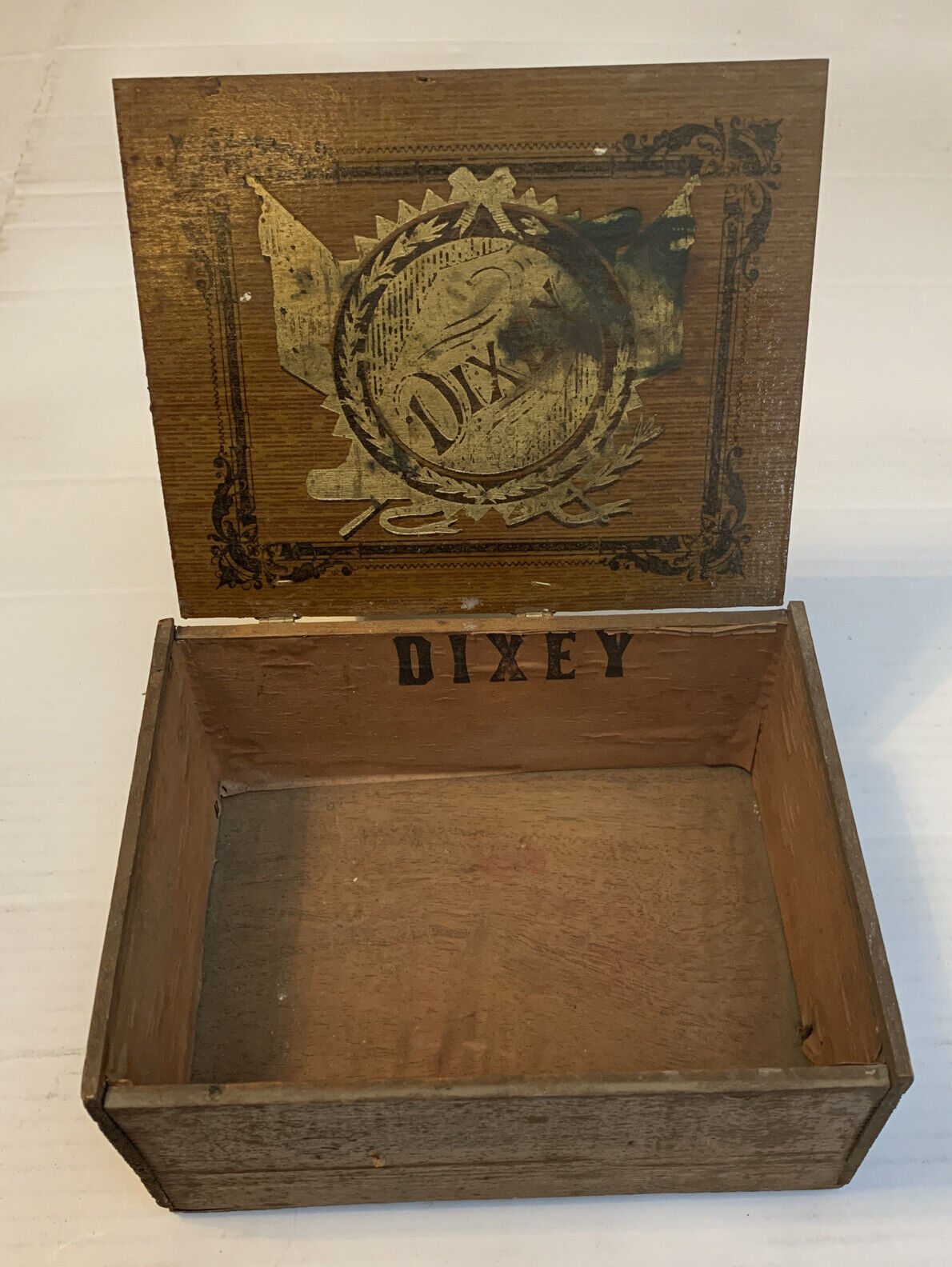 Dixey Cigar Box 1898-1901 Tax Stamp Factory 2378 9th Dist. Penn’a Antique