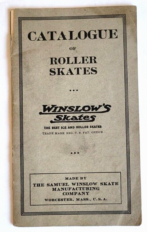 Antique 1914 Winslow's Skates Catalogue Best Ice And Roller Advertising Vintage 