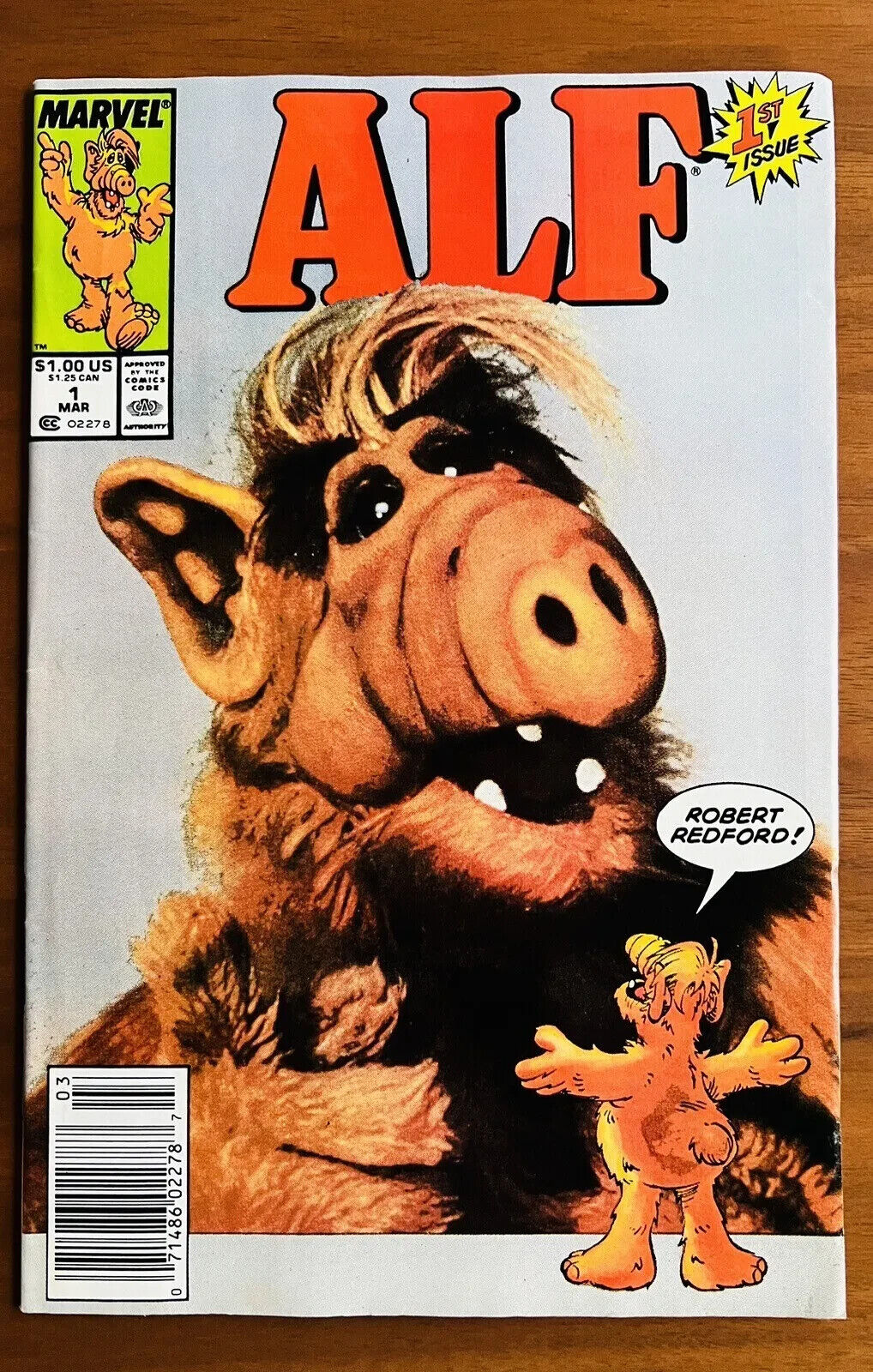 Alf 1st Issue #1, Marvel Comics 1988 Vintage Comic