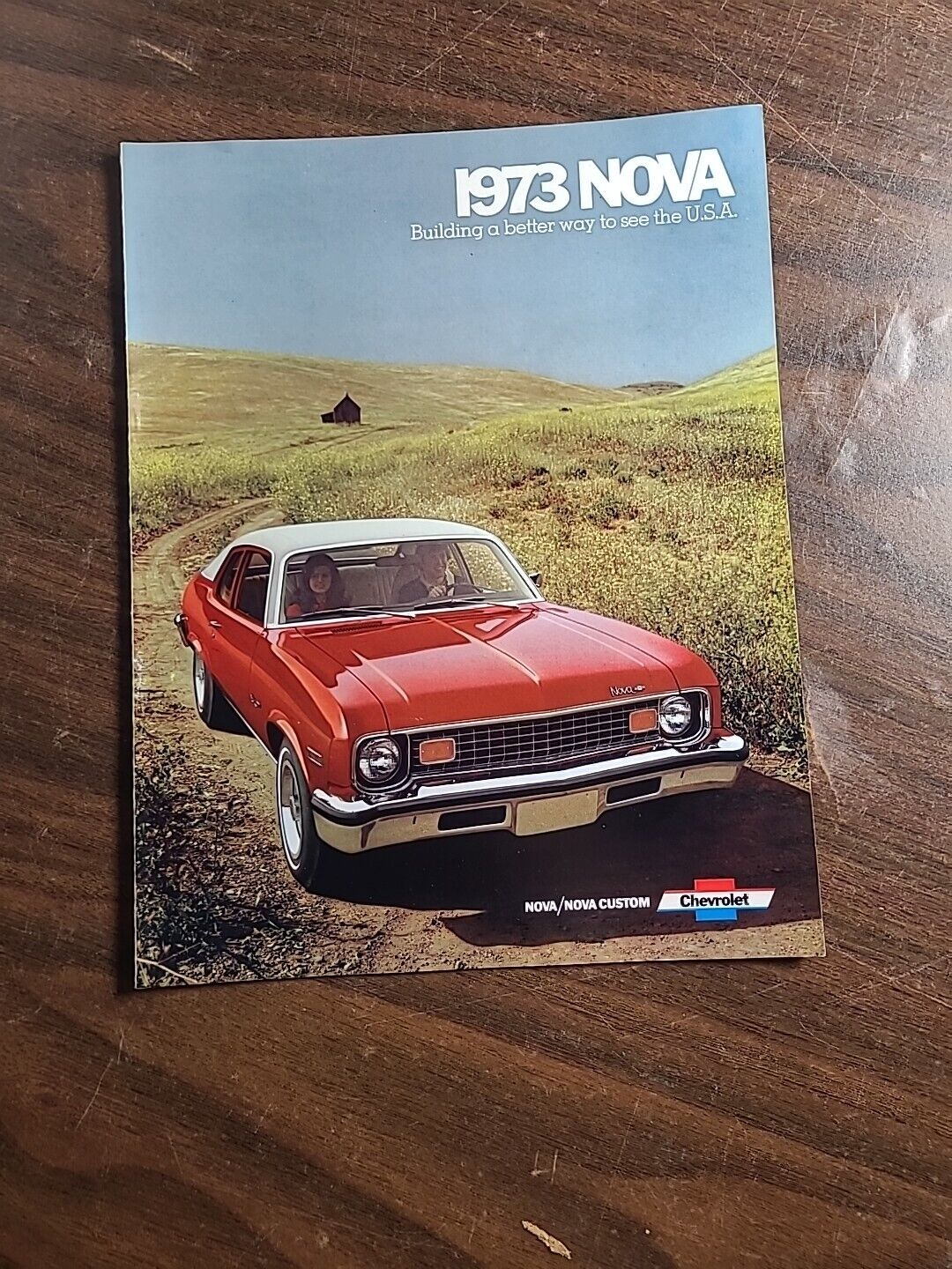 3---- 1973 Chevrolet Nova OEM New Car Dealer Sales Brochure NOS----3 COPIES 