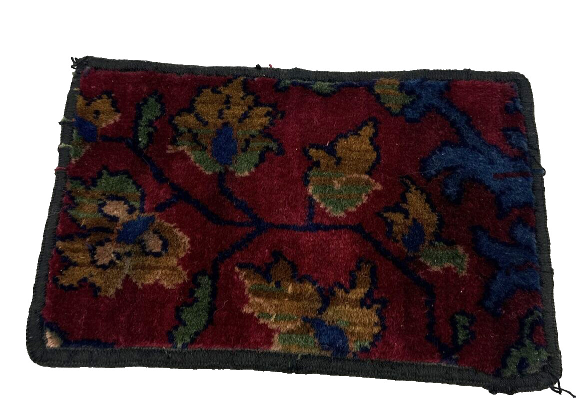 Vintage Bigelow-Sanford Carpet Sample Samaran Thick 3/8\