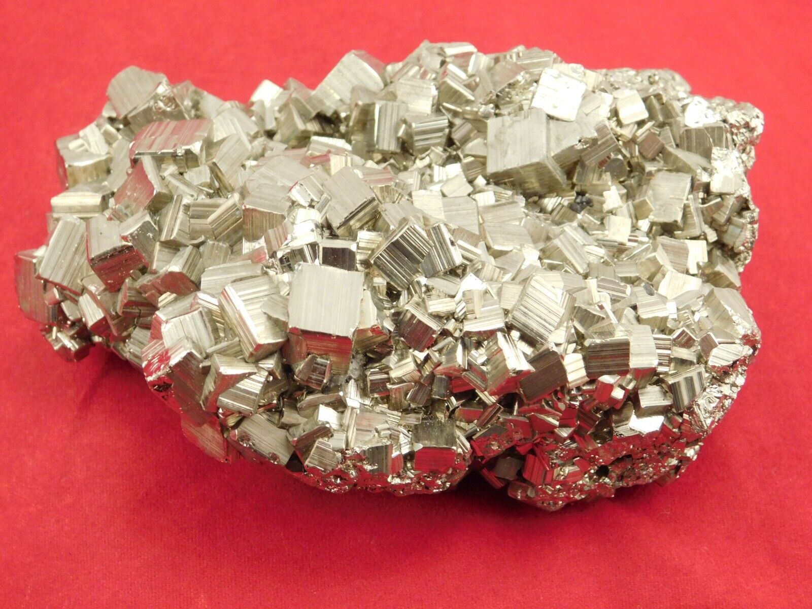 Big AAA PYRITE Crystal CUBE Floater Cluster From Peru 501gr