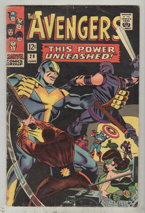 Avengers #29 June 1966 VG Black Widow
