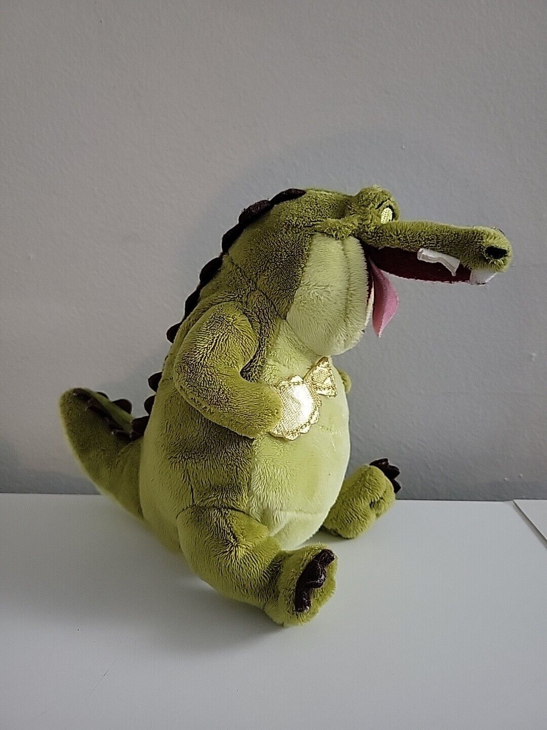 Disney  Store Louis Plush Alligator Princess and The Frog 8” Inches + Gators