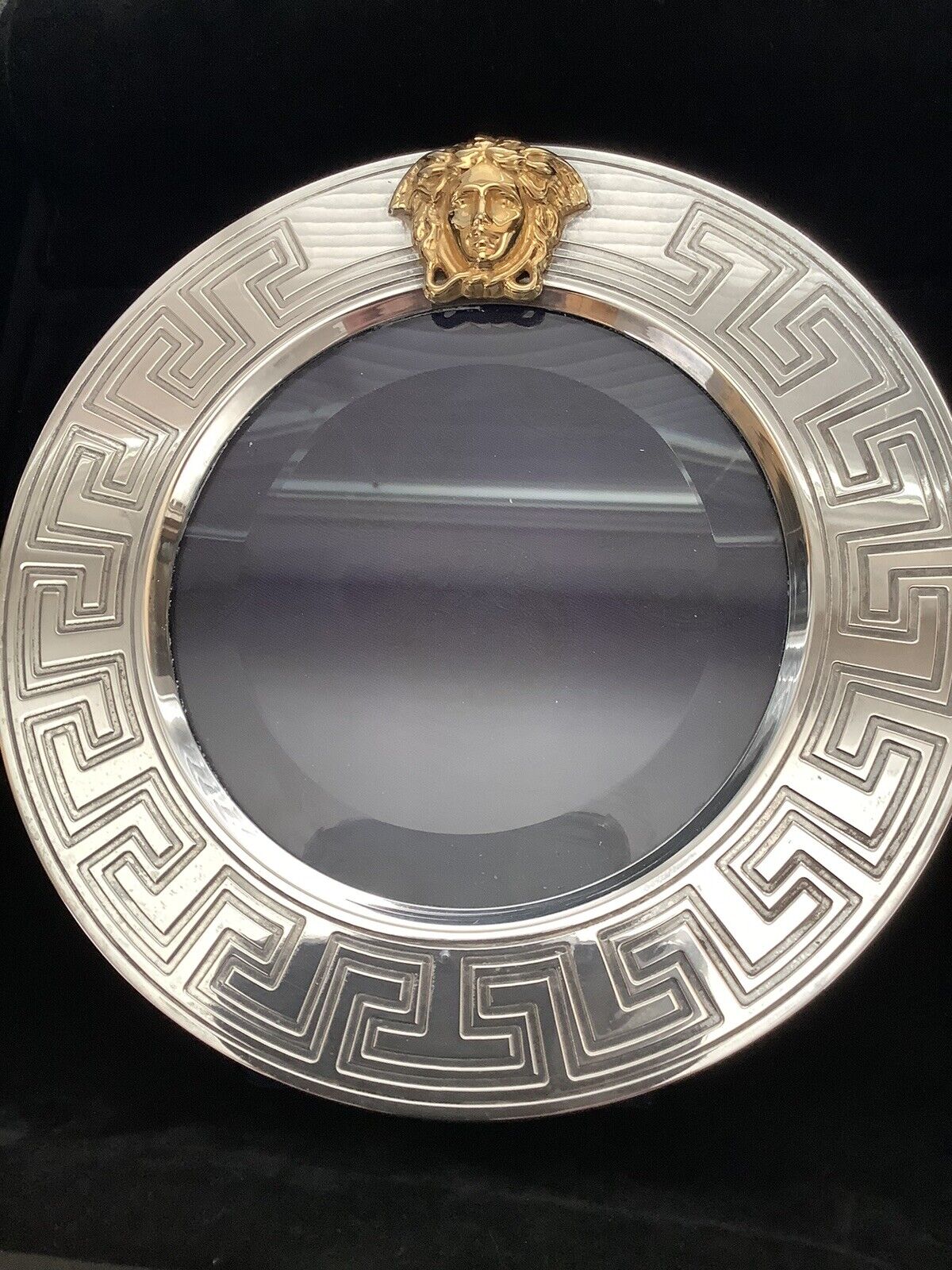 Rare Gianni Versace Sterling Silver Medusa Photograph Picture Frame