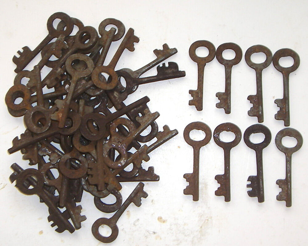 Iron Skeleton Keys Lot of 50
