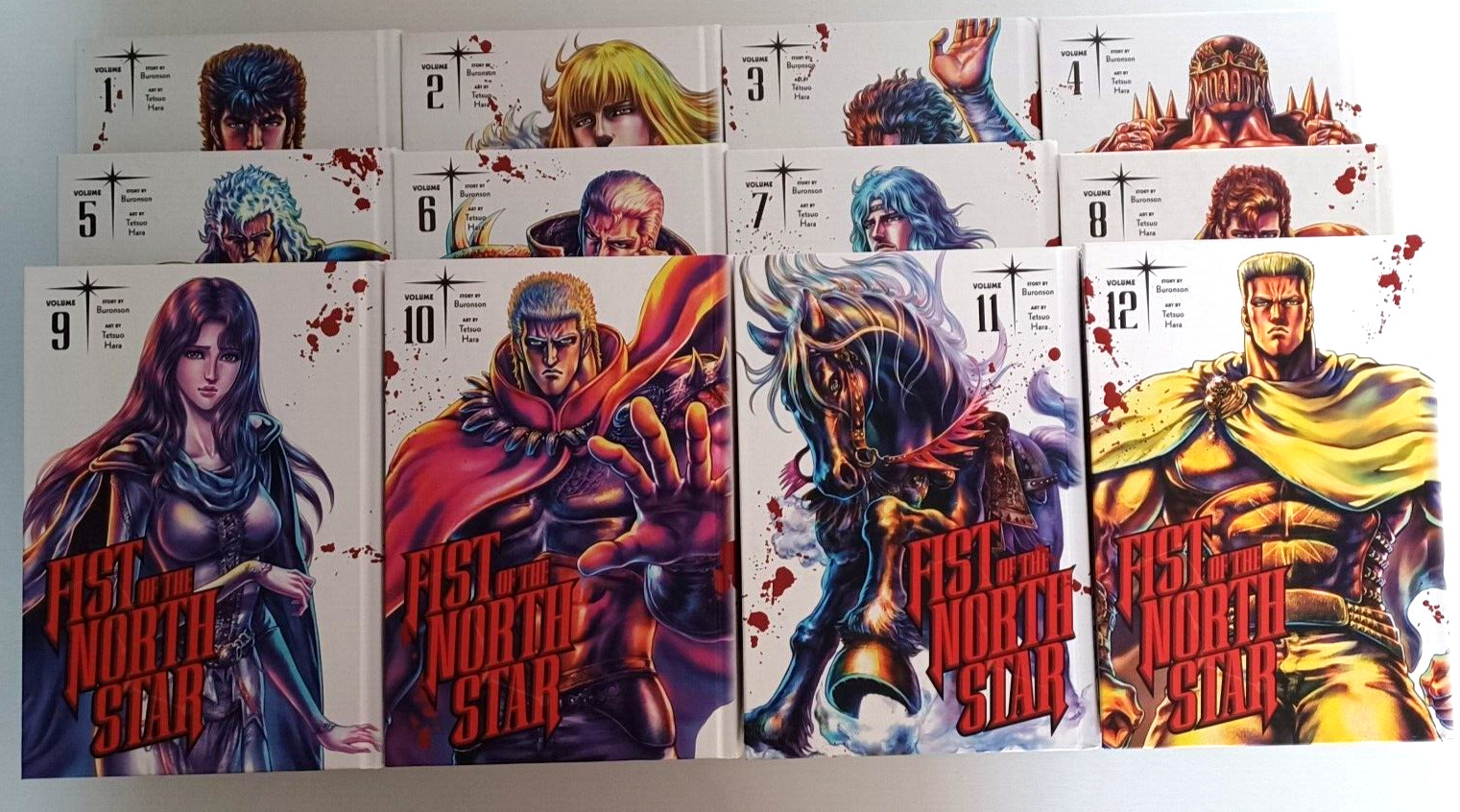 Fist of the North Star Hokuto No Ken Vol 1-12 English Manga Comic