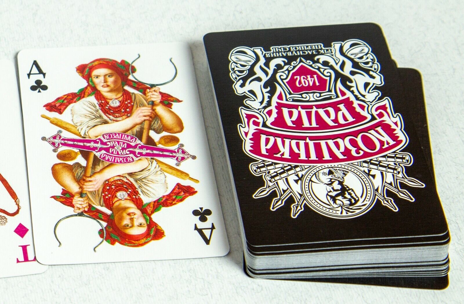 36 Playing Cards Deck Ukraine Cossack Council Vladislav Yerko Valentines Day Gif